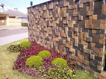 Revestimento em pedra ferro para muro e fachada